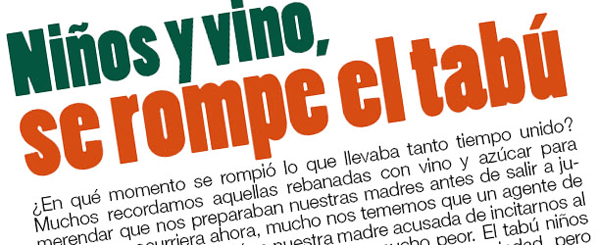 La revista «Vivir el vino» se felicita por las actividades de turismo del vino para niños